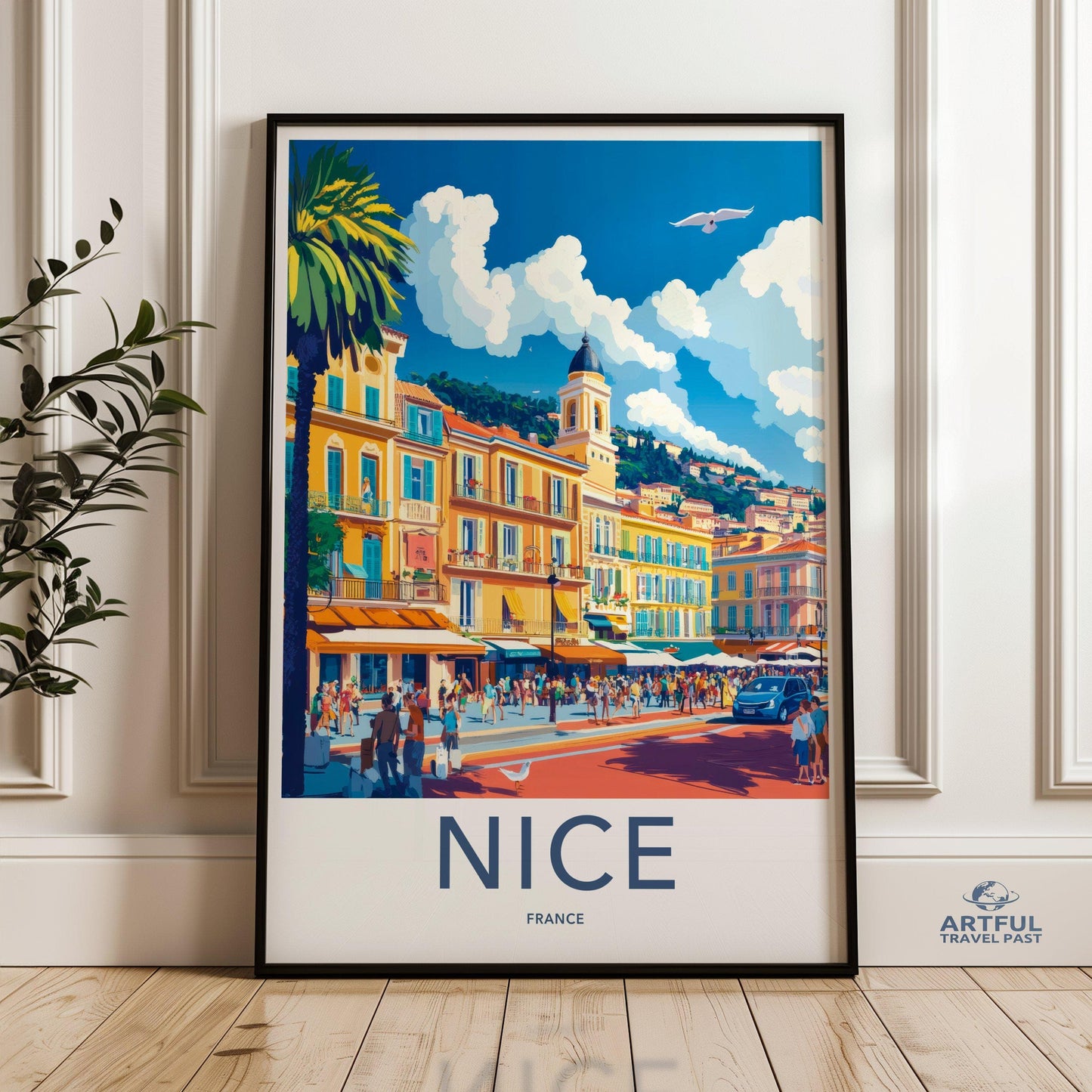 Nice Poster | France Wall Art | Europe Decor
