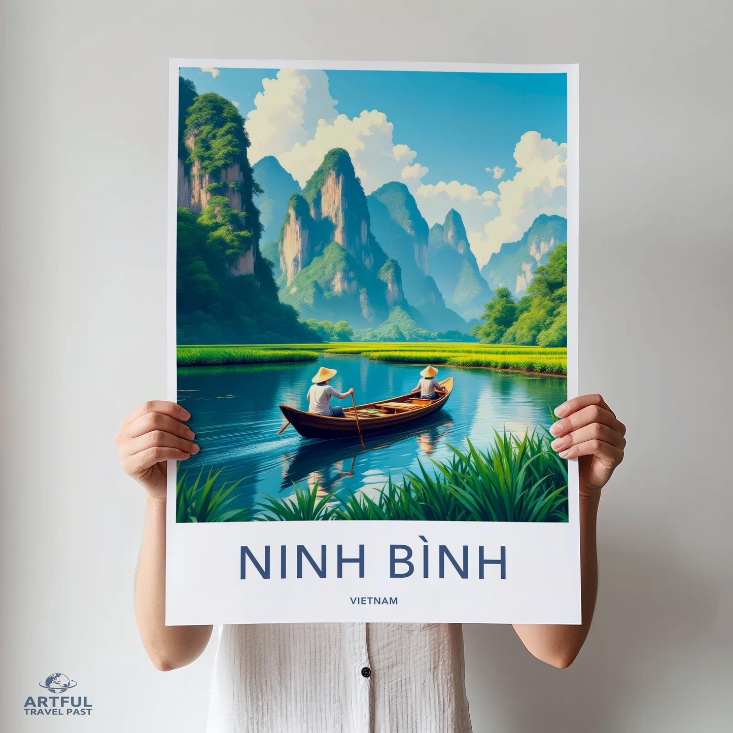 Ninh Binh Poster - Vietnam Wall Art