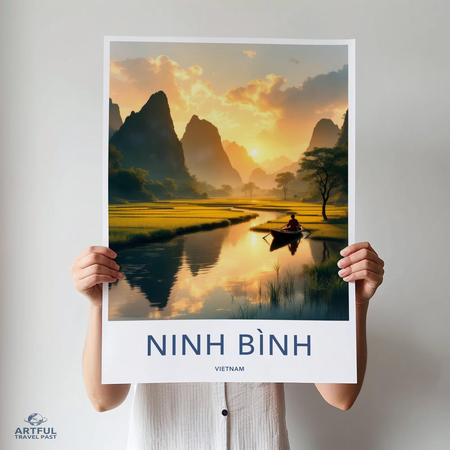 Ninh Binh Poster - Vietnam Wall Art