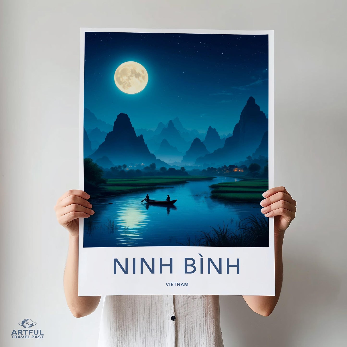 Ninh Binh Poster - Vietnam Wall Art
