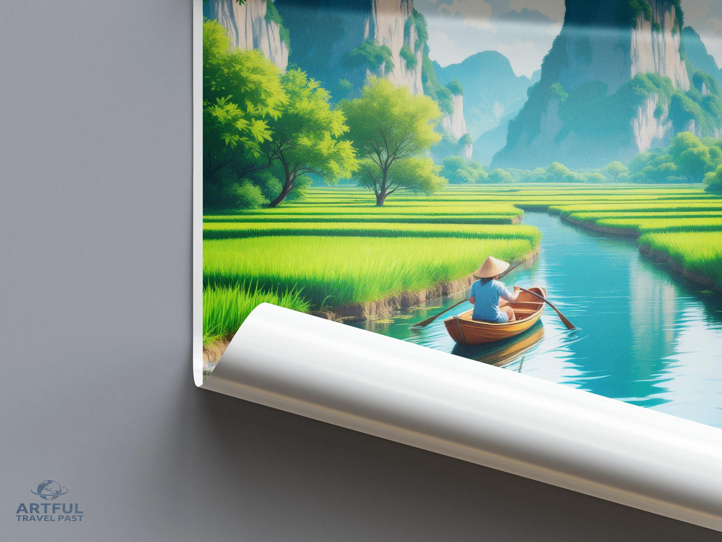 Ninh Binh Poster - Vietnam Wall Art