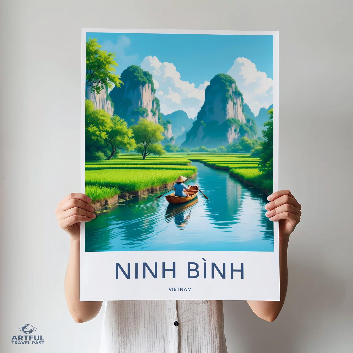 Ninh Binh Poster - Vietnam Wall Art