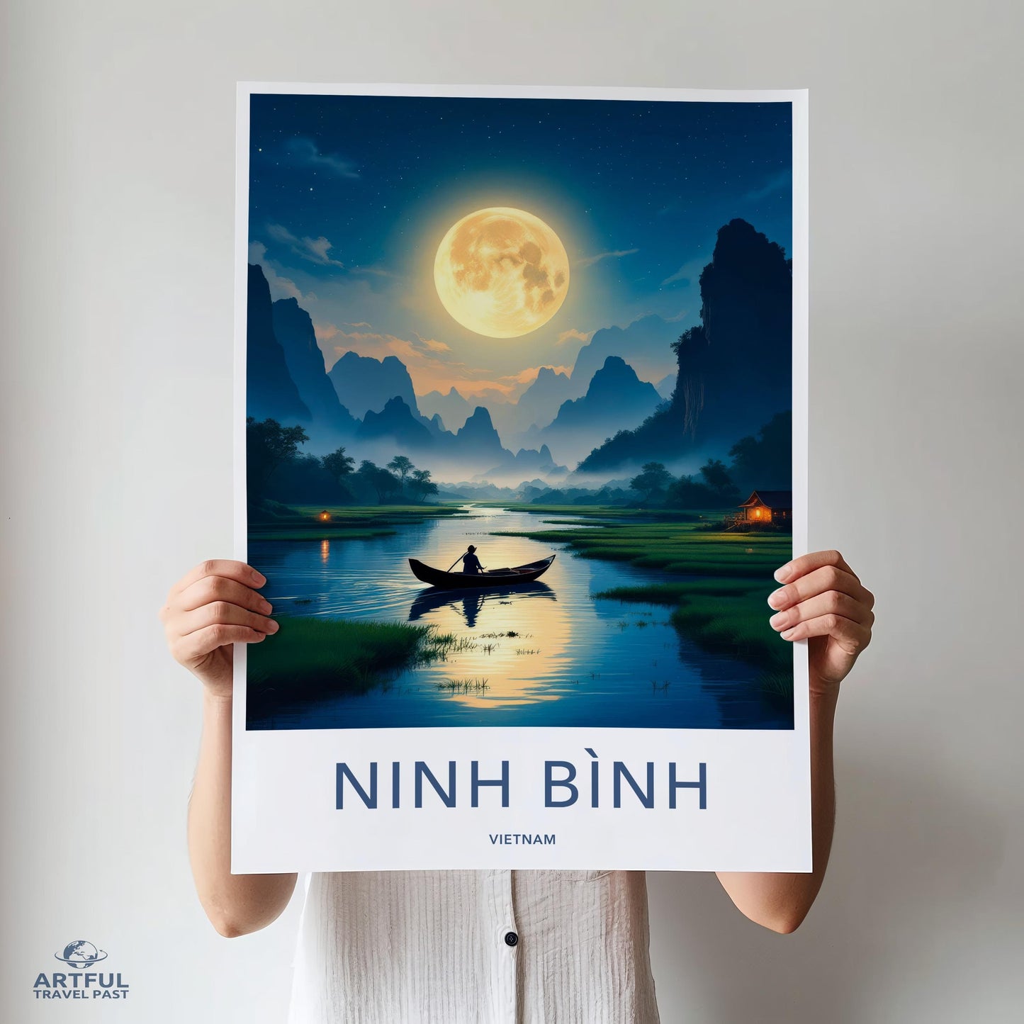 Ninh Binh Poster - Vietnam Wall Art