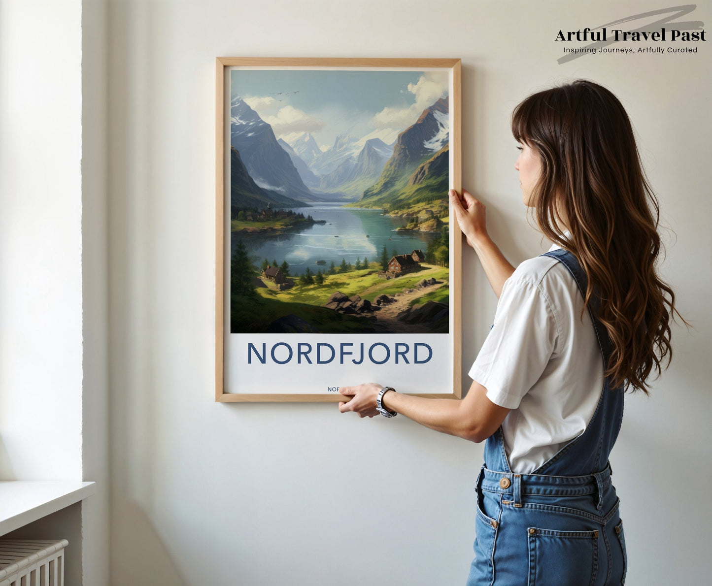 Nordfjord Poster | Tranquil Nordic Landscape | Norway Wall Art