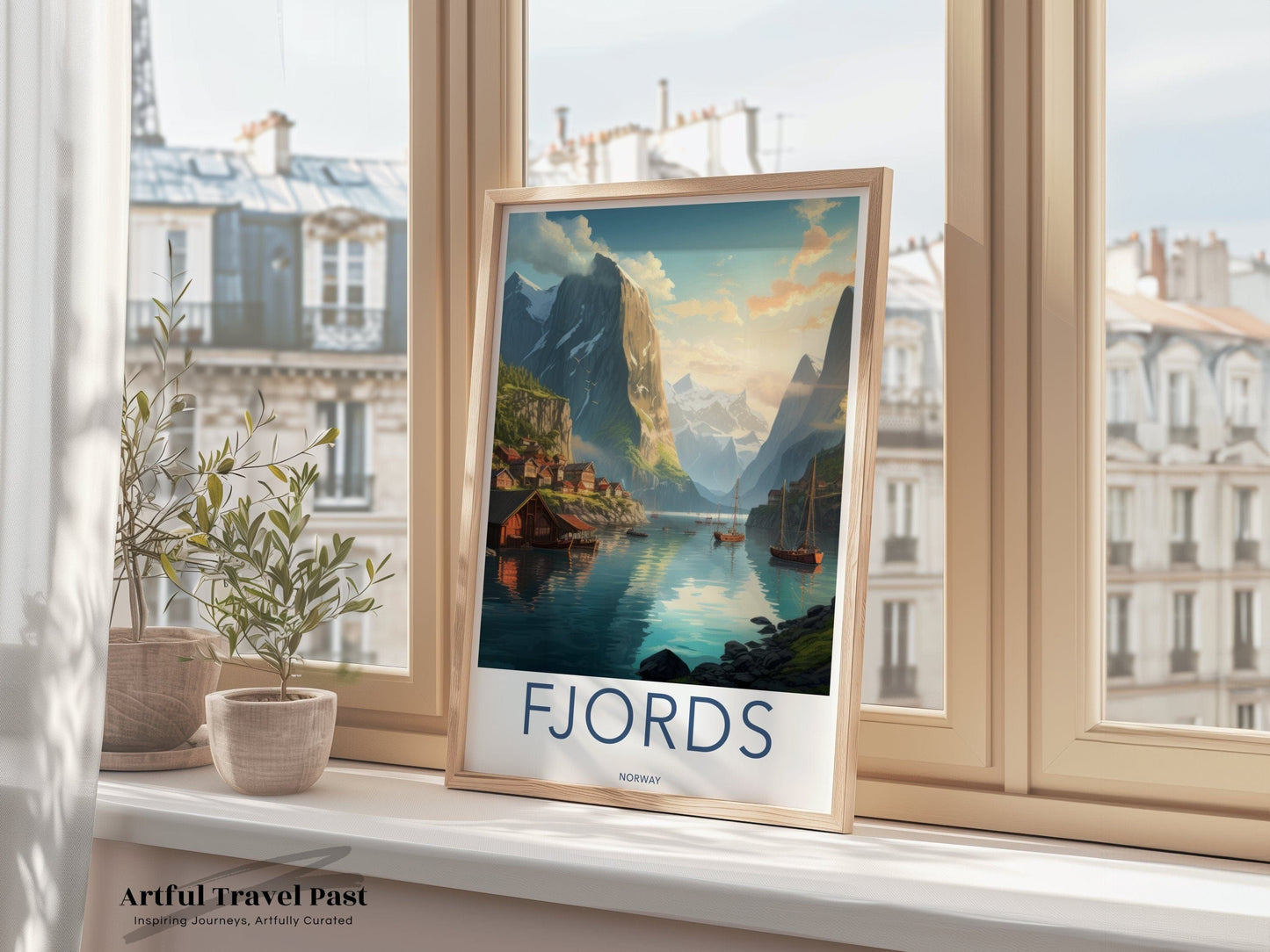 Norway Fjords Poster | Nordic Nature | Norway Wall Art