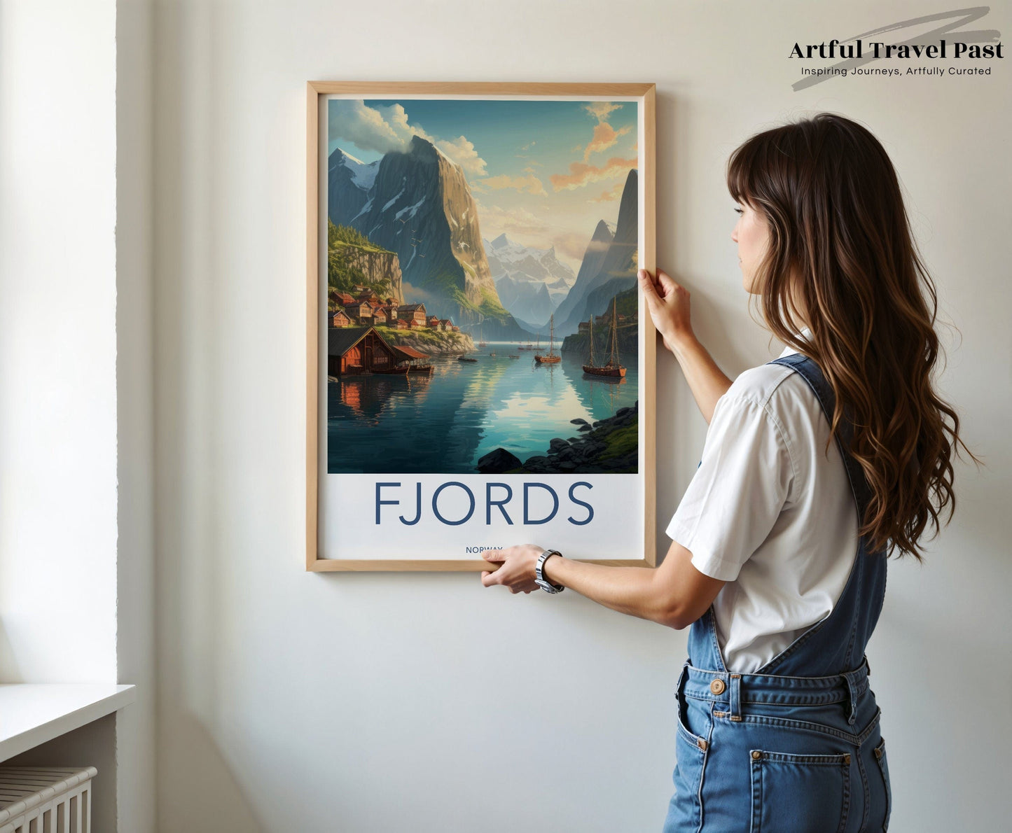Norway Fjords Poster | Nordic Nature | Norway Wall Art