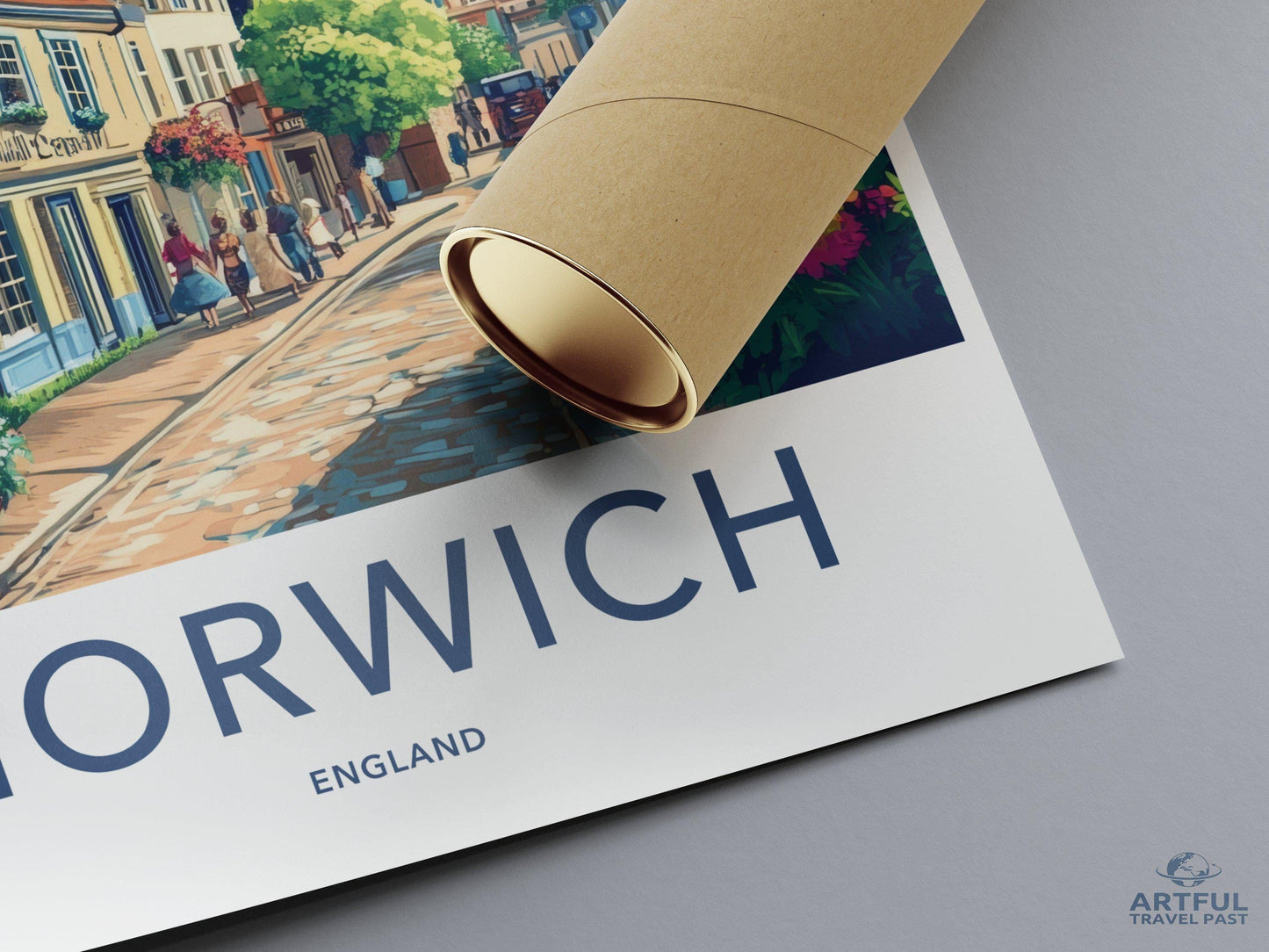 Norwich Poster - England Wall Art