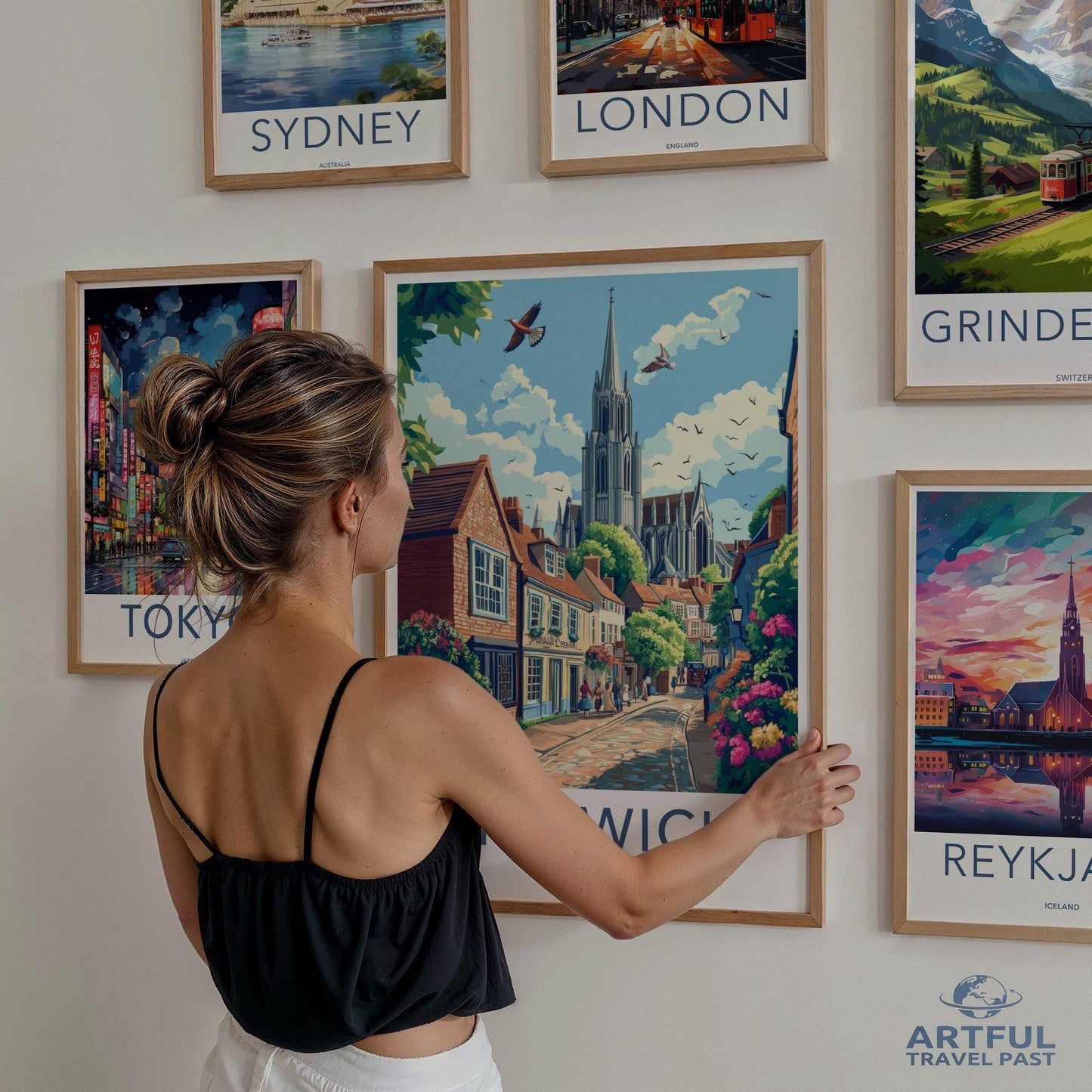 Norwich Poster - England Wall Art