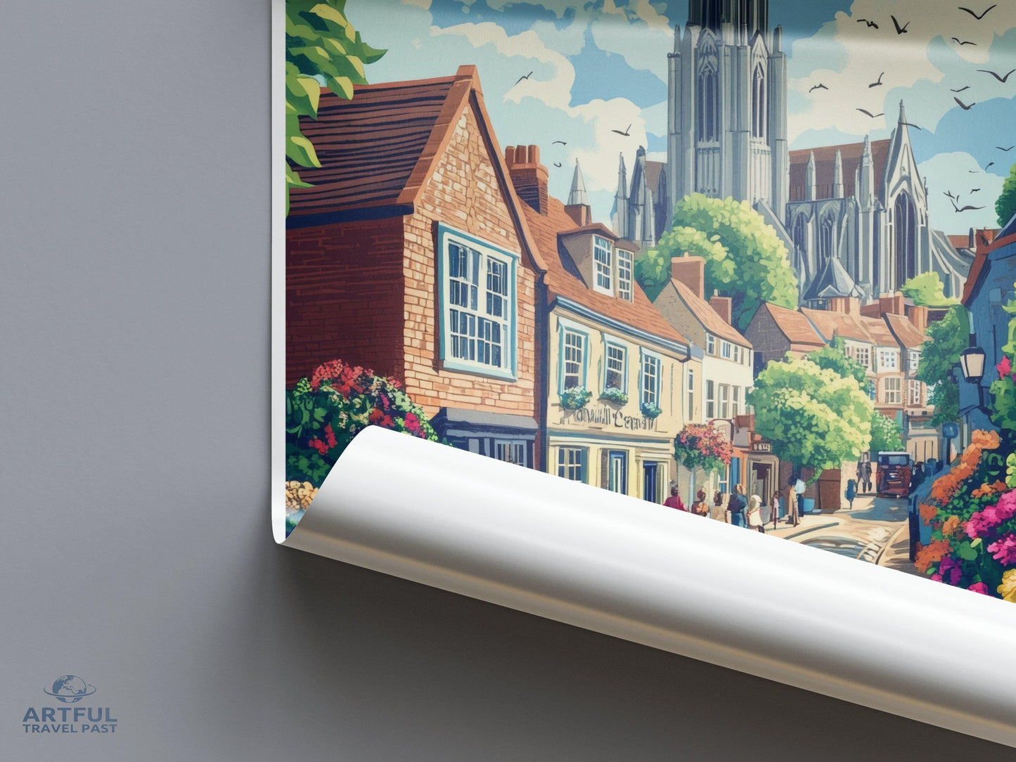 Norwich Poster - England Wall Art