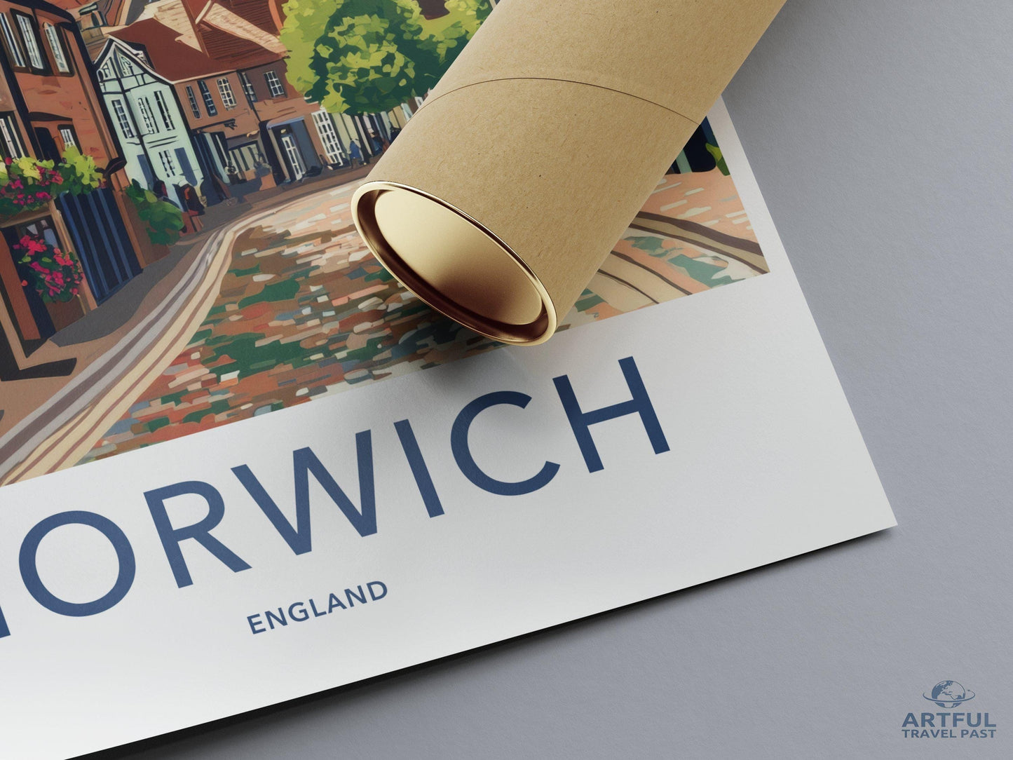Norwich Poster | England Wall Art | UK Decor