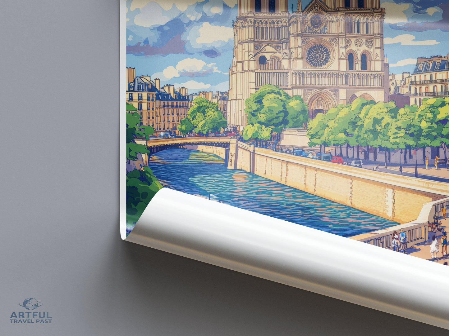 Notre Dame Poster - France Wall Art