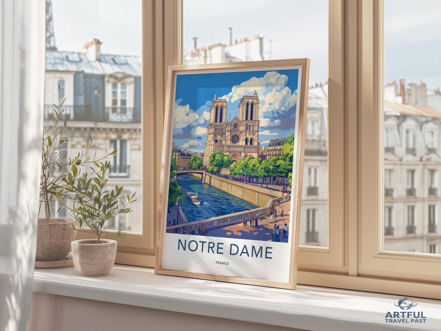 Notre Dame Poster - France Wall Art