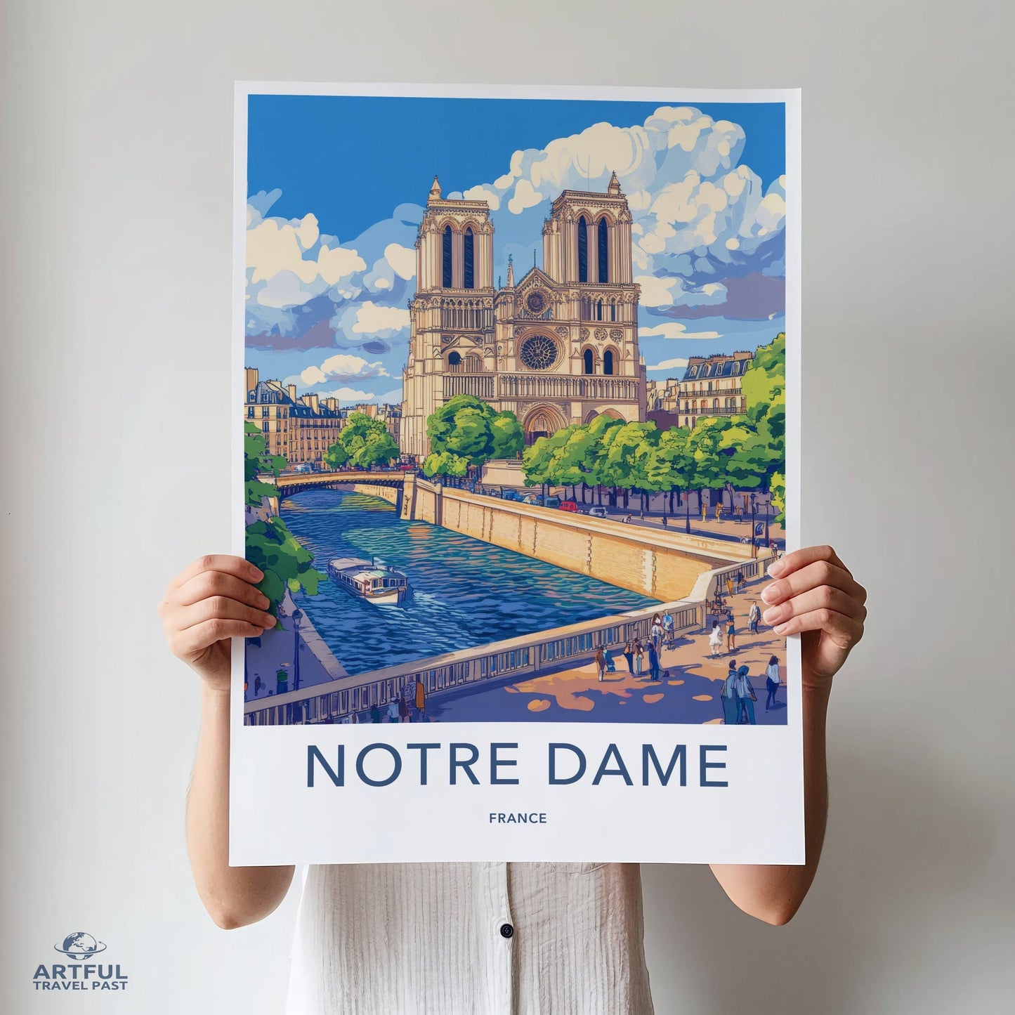 Notre Dame Poster - France Wall Art