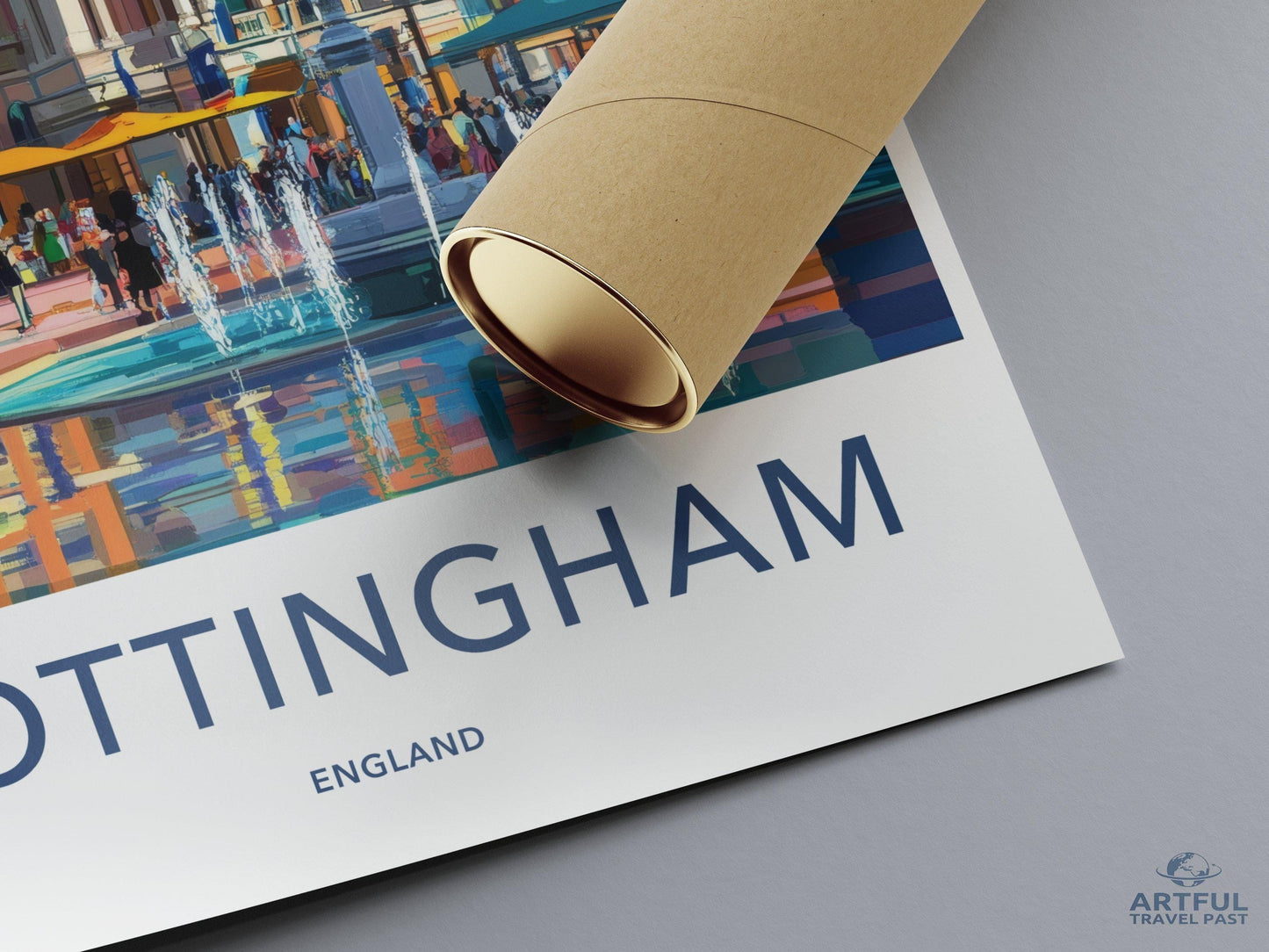 Nottingham Poster - England Wall Art