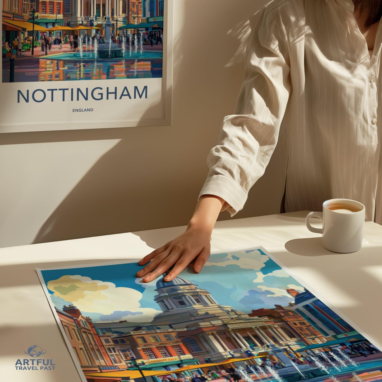 Nottingham Poster - England Wall Art