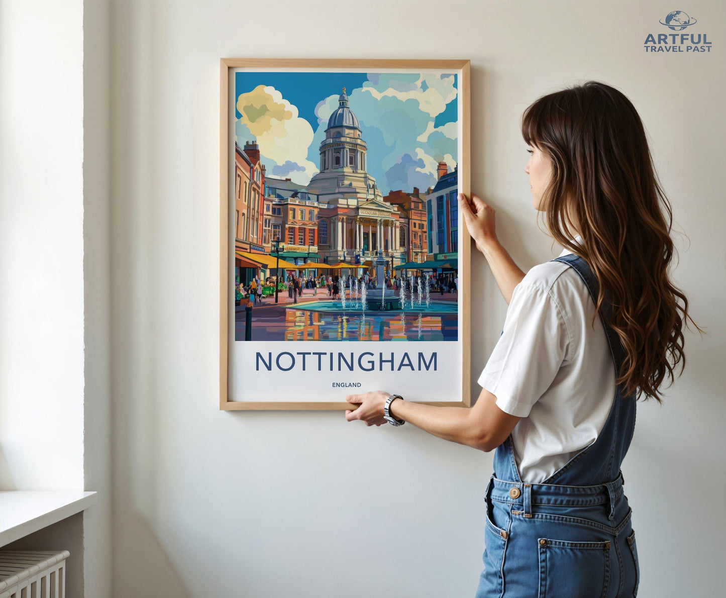 Nottingham Poster - England Wall Art