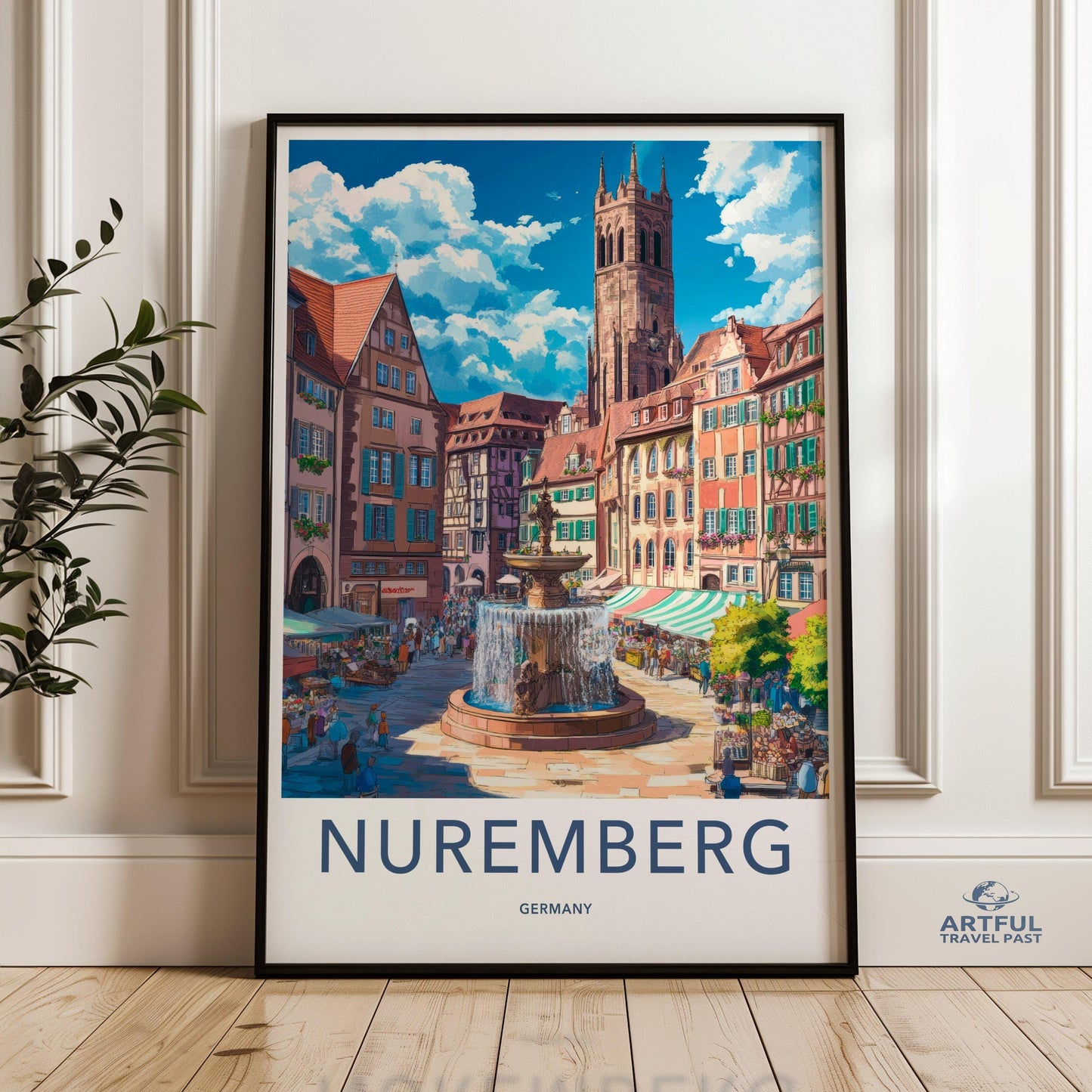 Nuremberg Germany Poster – Wall Art