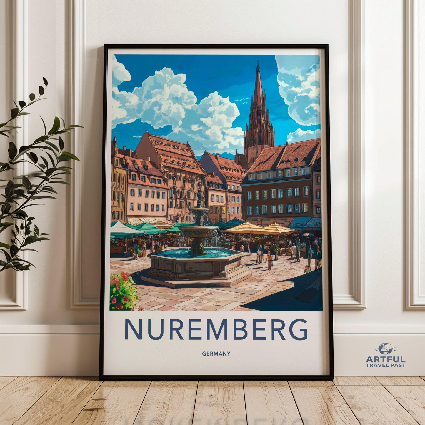 Nuremberg Poster – Germany Wall Art