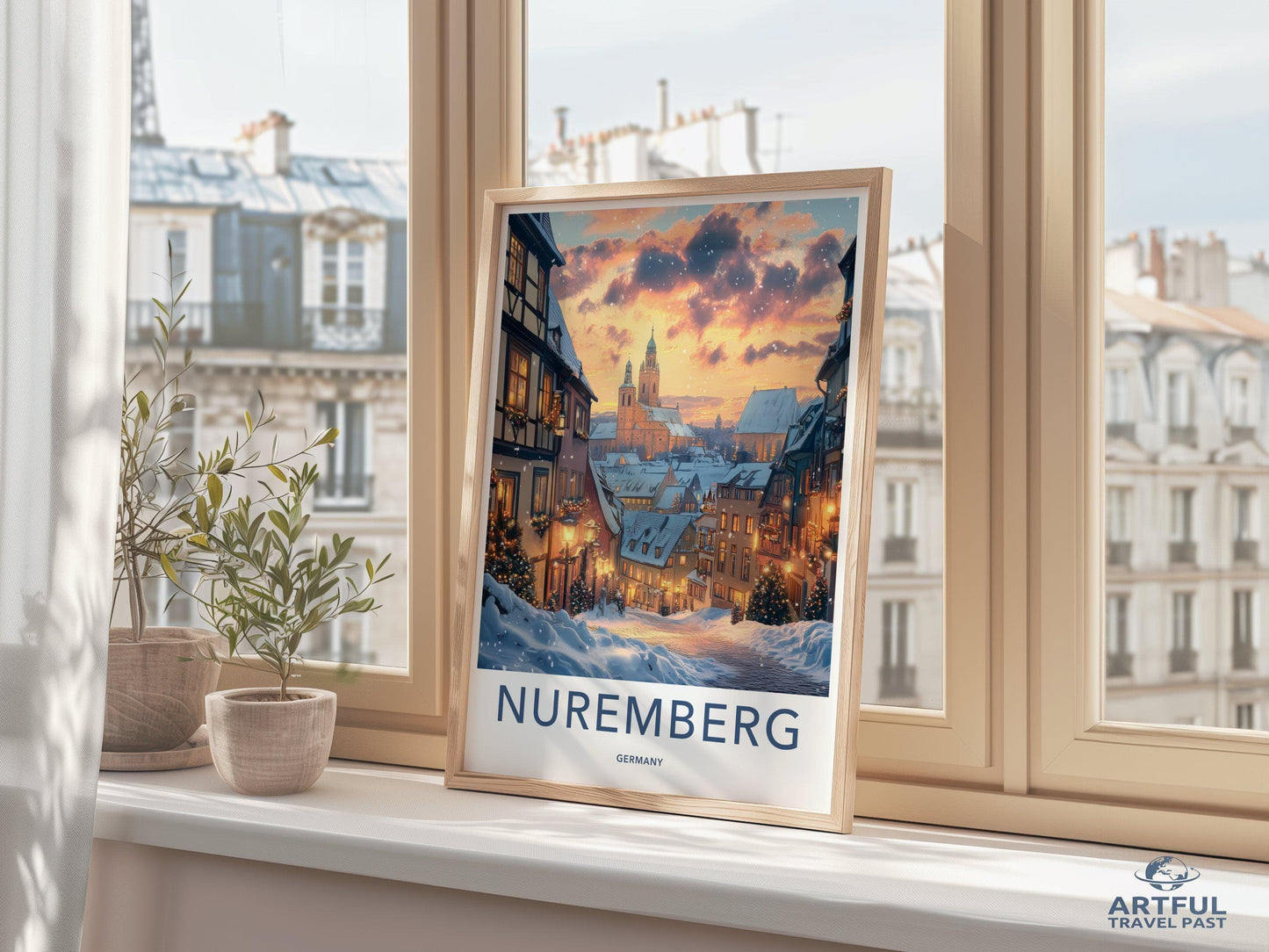 Nuremberg Poster | Germany Wall Art | Europe Decor