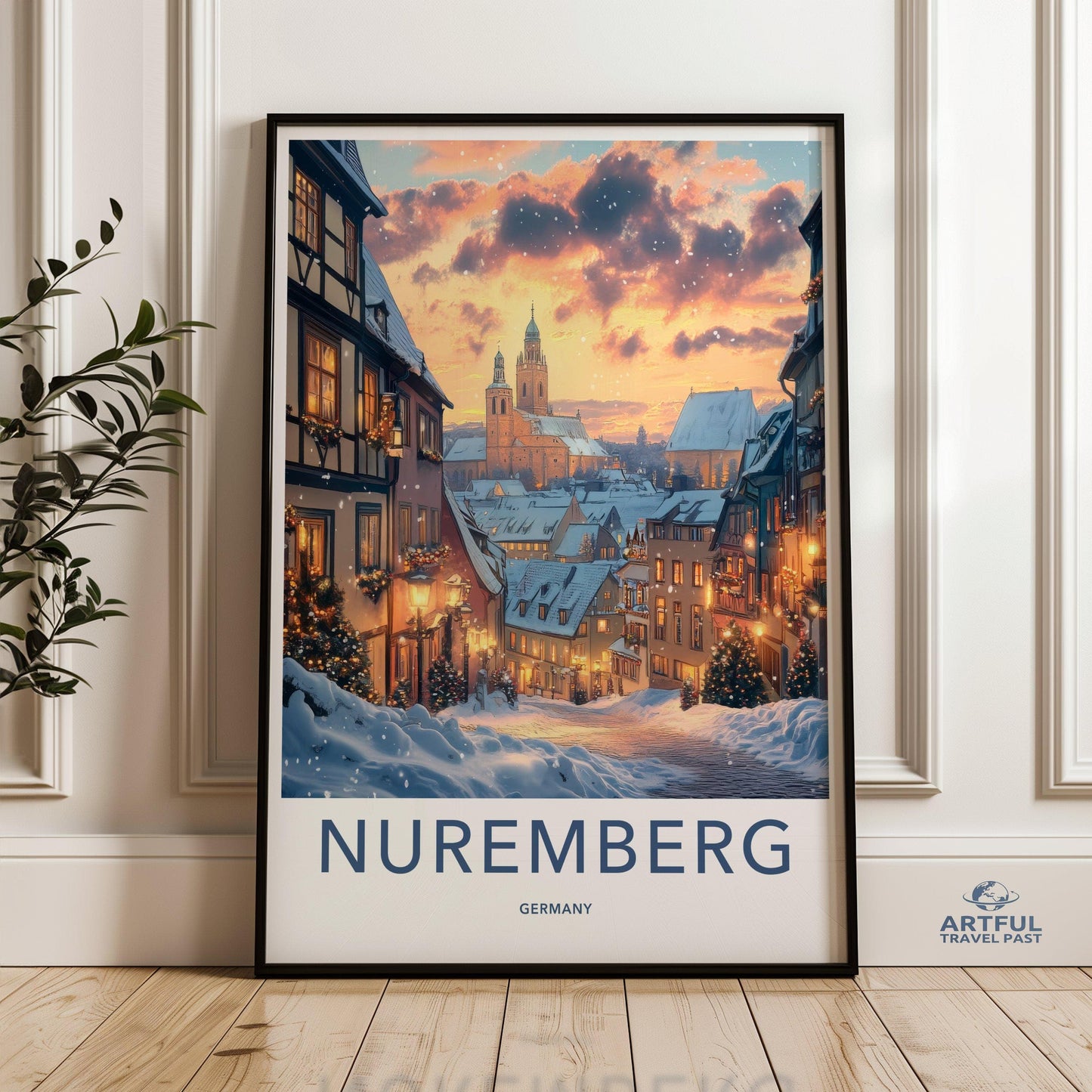 Nuremberg Poster | Germany Wall Art | Europe Decor