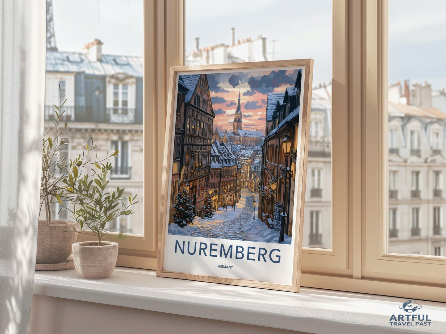 Nuremberg Poster | Germany Wall Art | Europe Decor