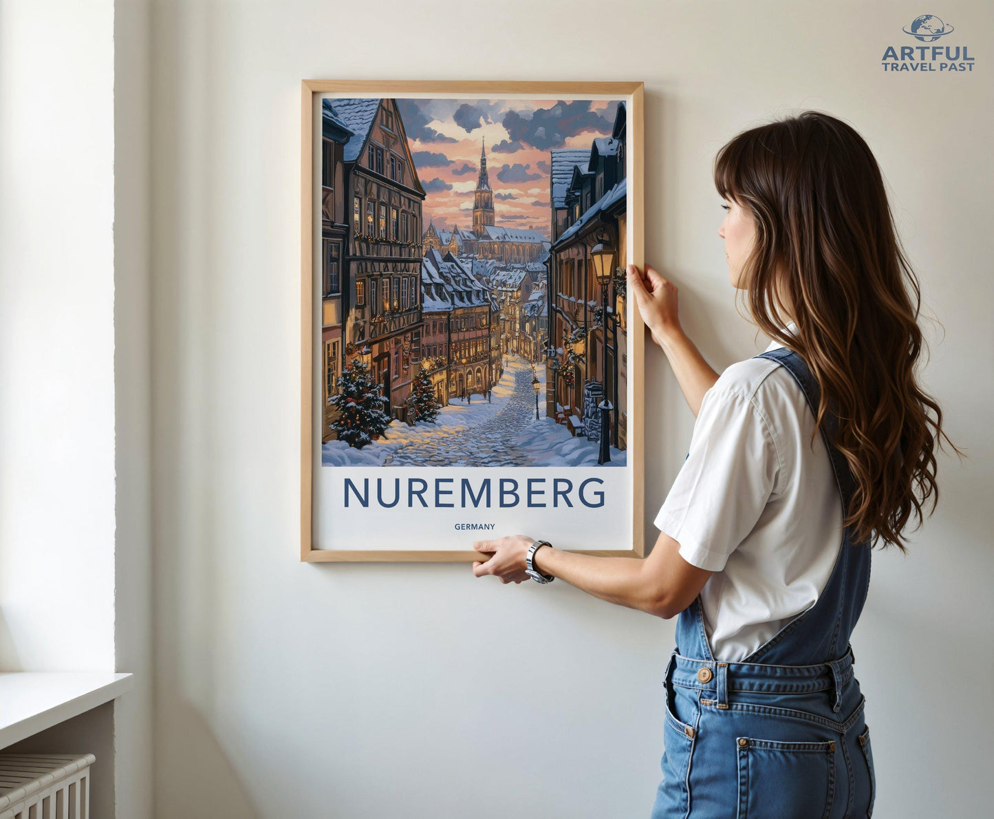 Nuremberg Poster | Germany Wall Art | Europe Decor