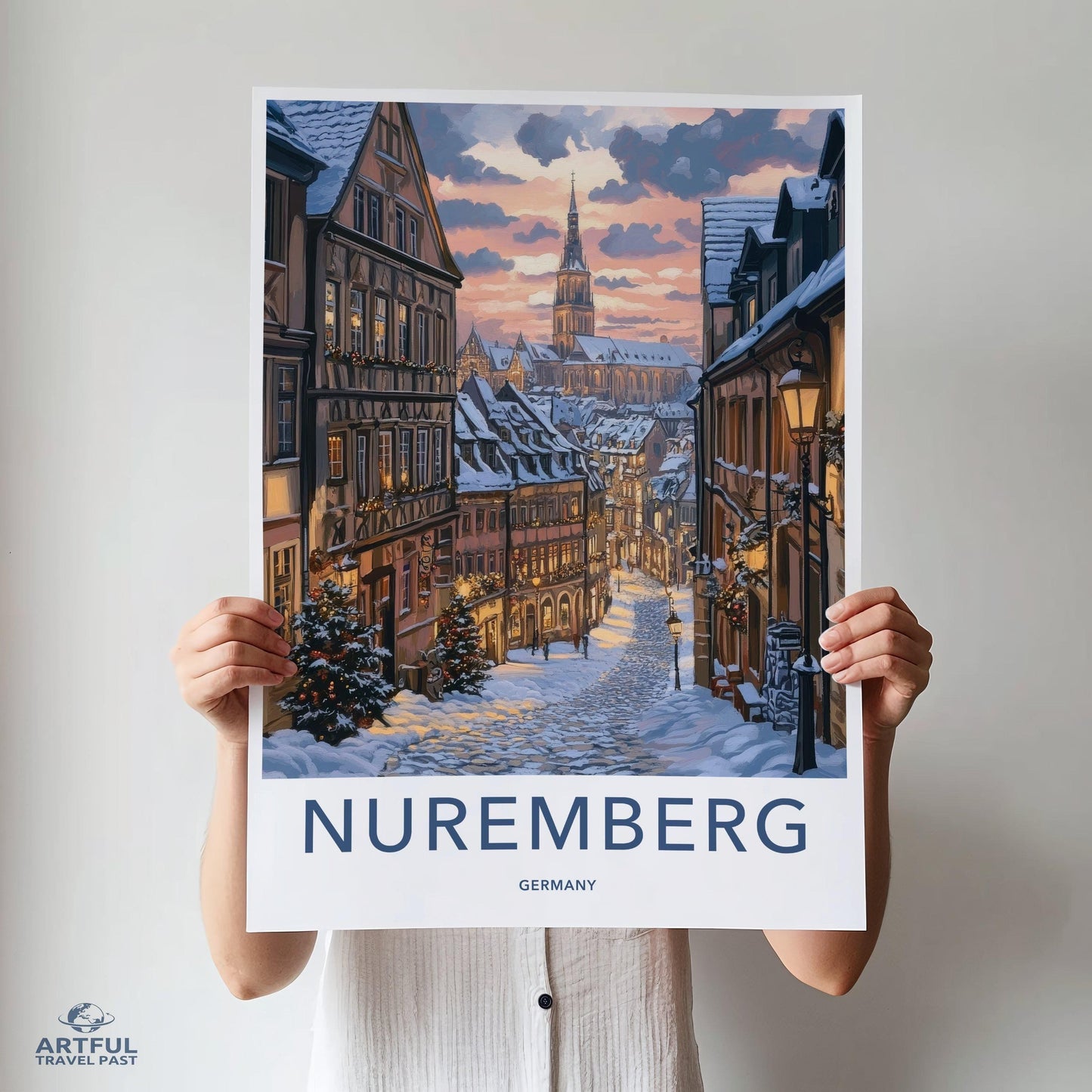 Nuremberg Poster | Germany Wall Art | Europe Decor