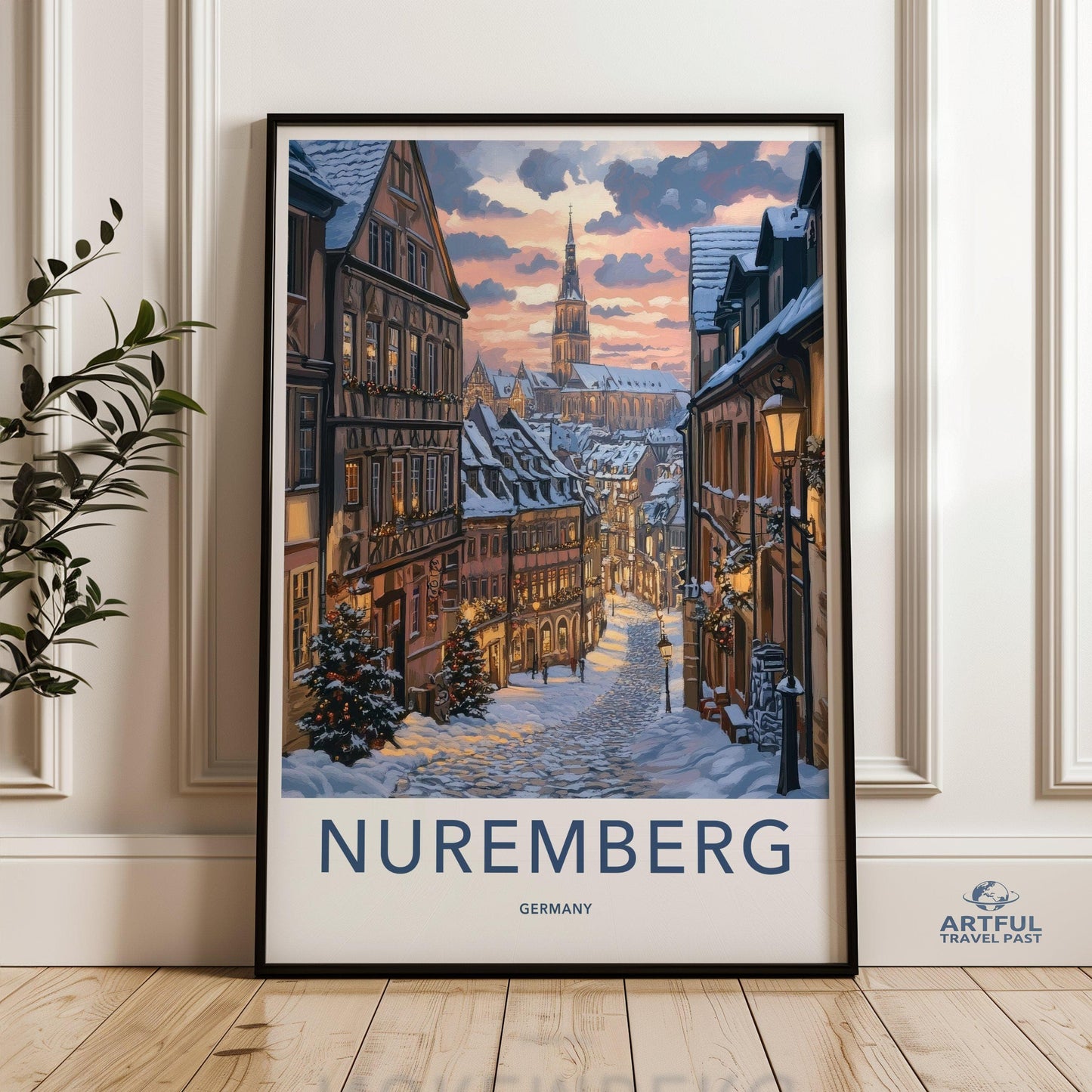 Nuremberg Poster | Germany Wall Art | Europe Decor
