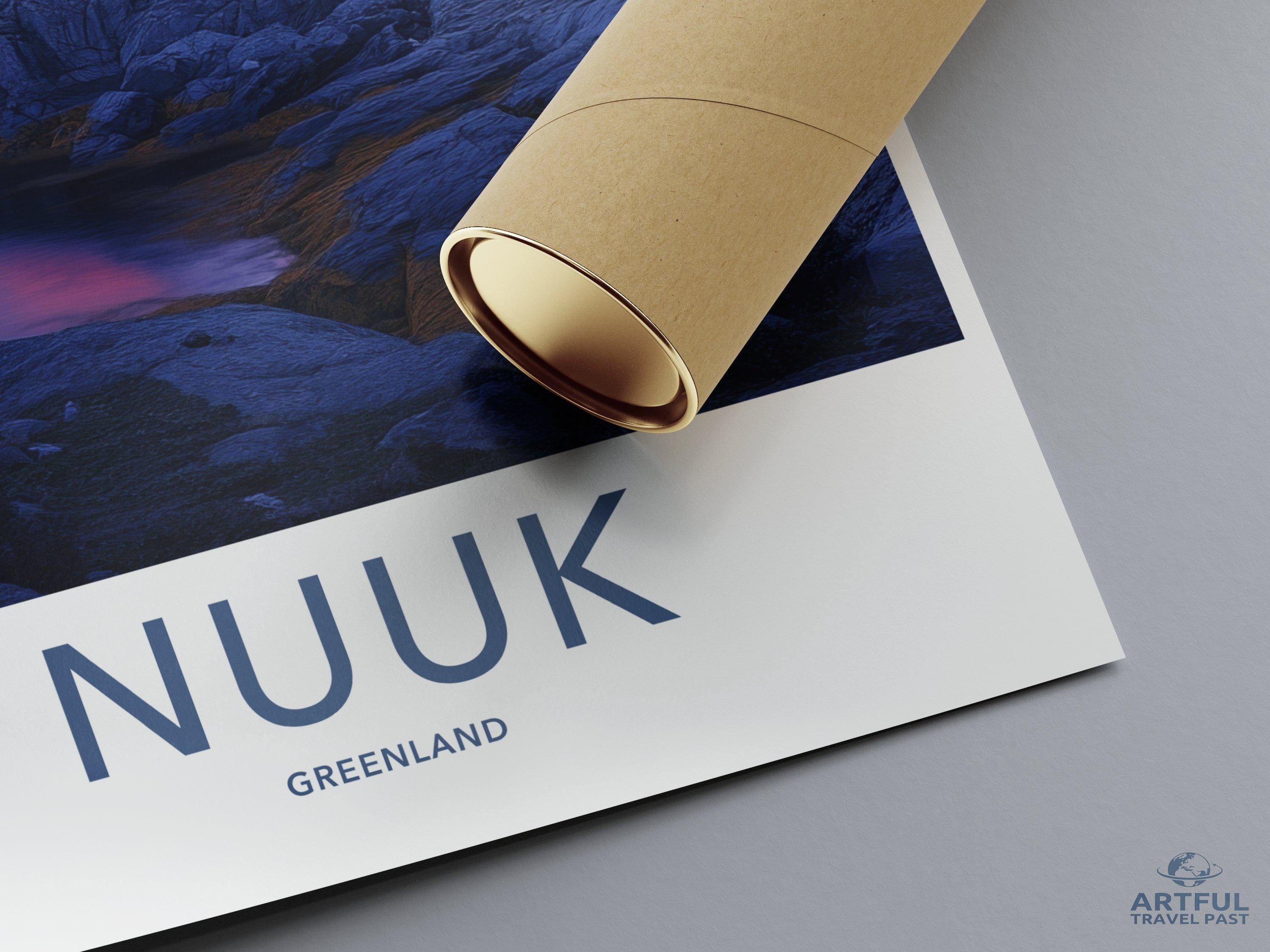 Nuuk Poster - Greenland Wall Art