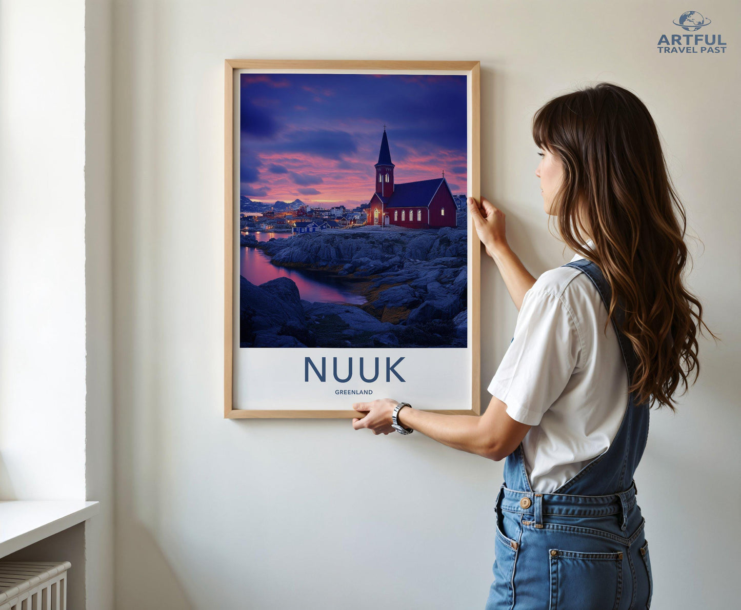 Nuuk Poster - Greenland Wall Art