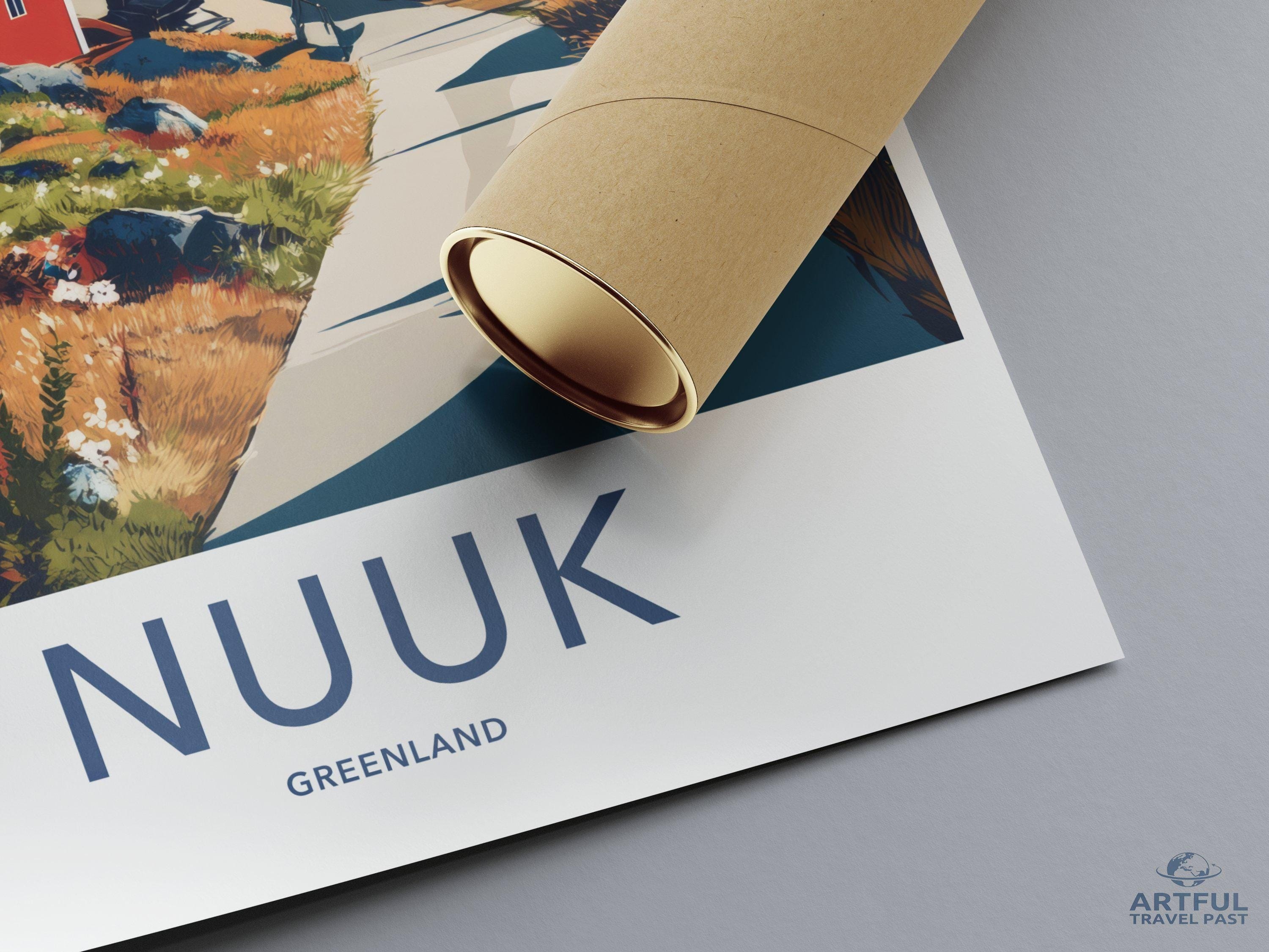 Nuuk Poster - Greenland Wall Art