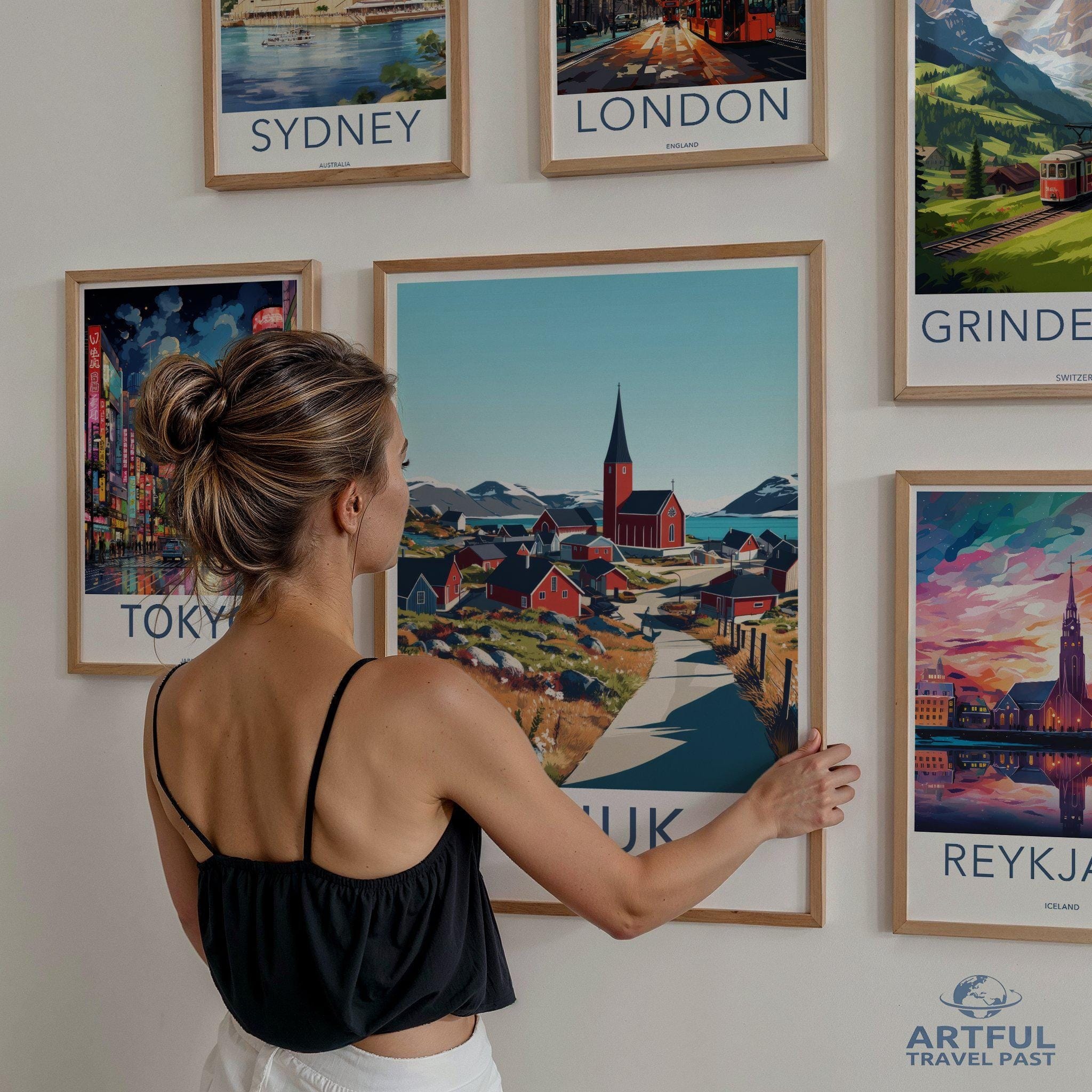 Nuuk Poster - Greenland Wall Art