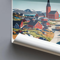 Nuuk Poster - Greenland Wall Art