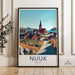 Nuuk Poster - Greenland Wall Art