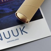 Nuuk Poster - Greenland Wall Art