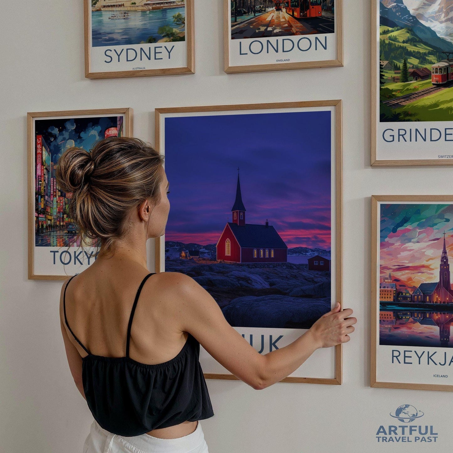 Nuuk Poster - Greenland Wall Art