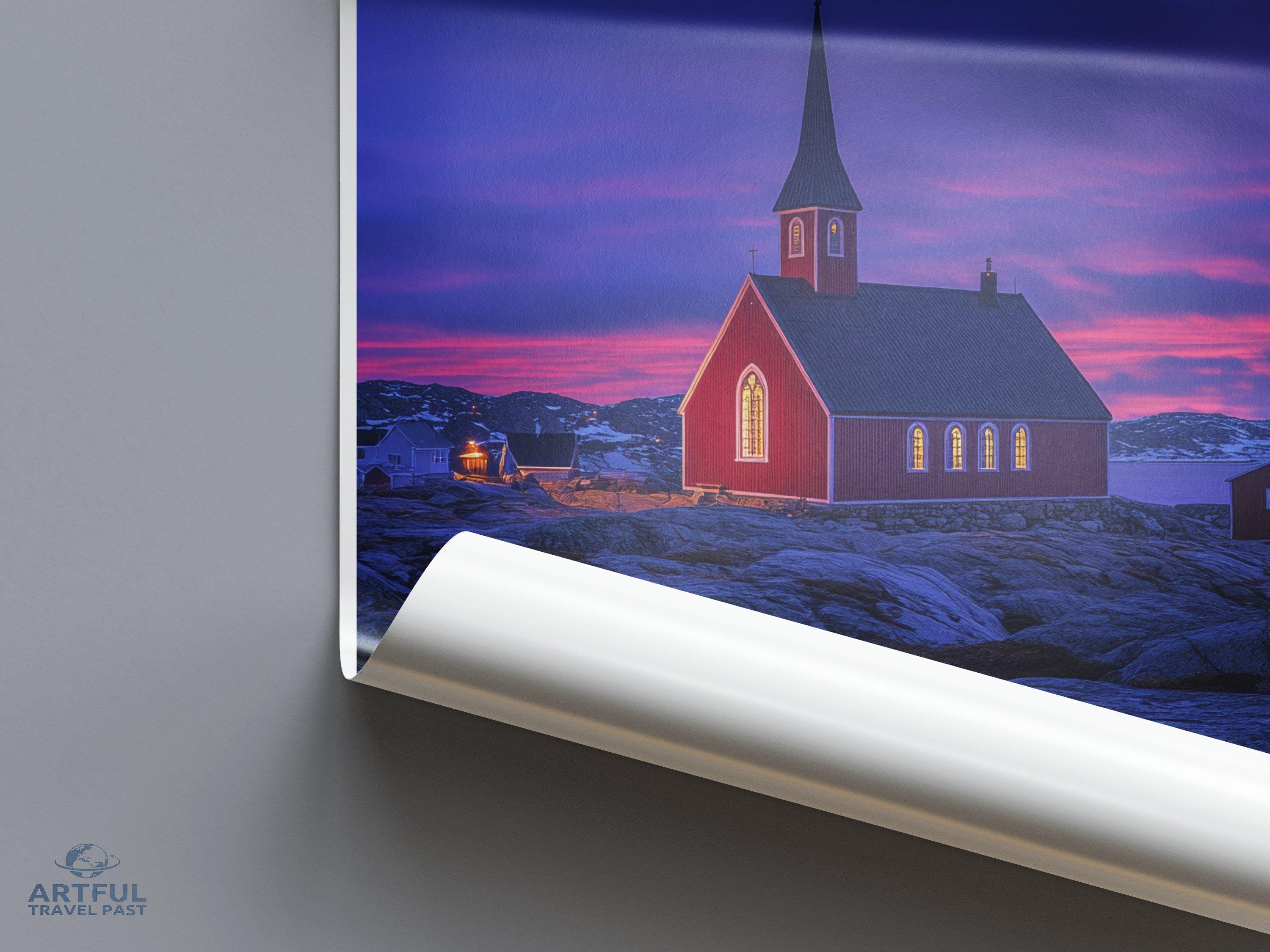 Nuuk Poster - Greenland Wall Art