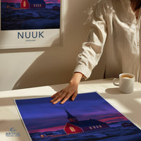 Nuuk Poster - Greenland Wall Art