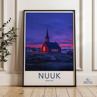Nuuk Poster - Greenland Wall Art