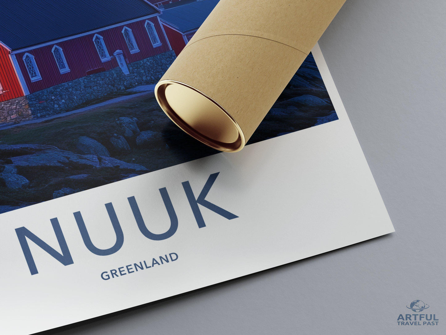 Nuuk Poster | Greenland Wall Art | Arctic Decor