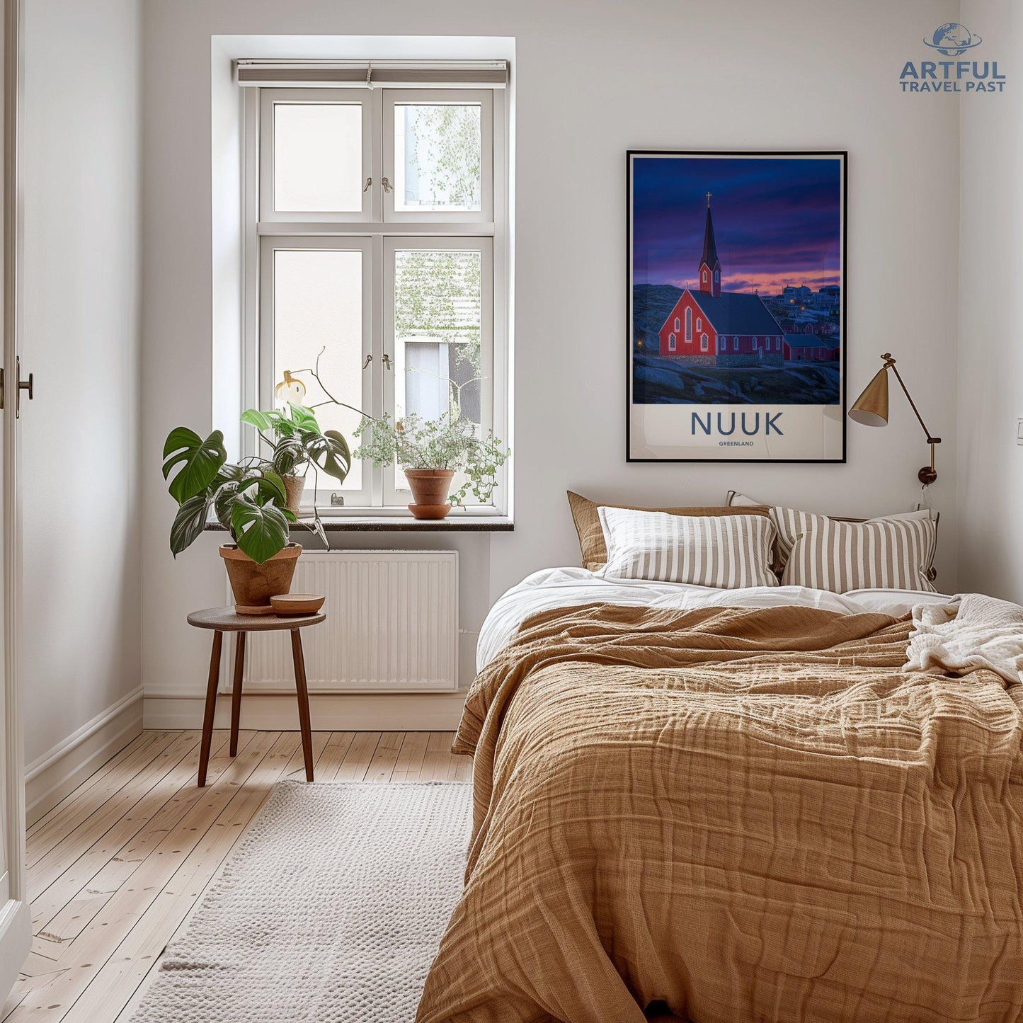 Nuuk Poster | Greenland Wall Art | Arctic Decor