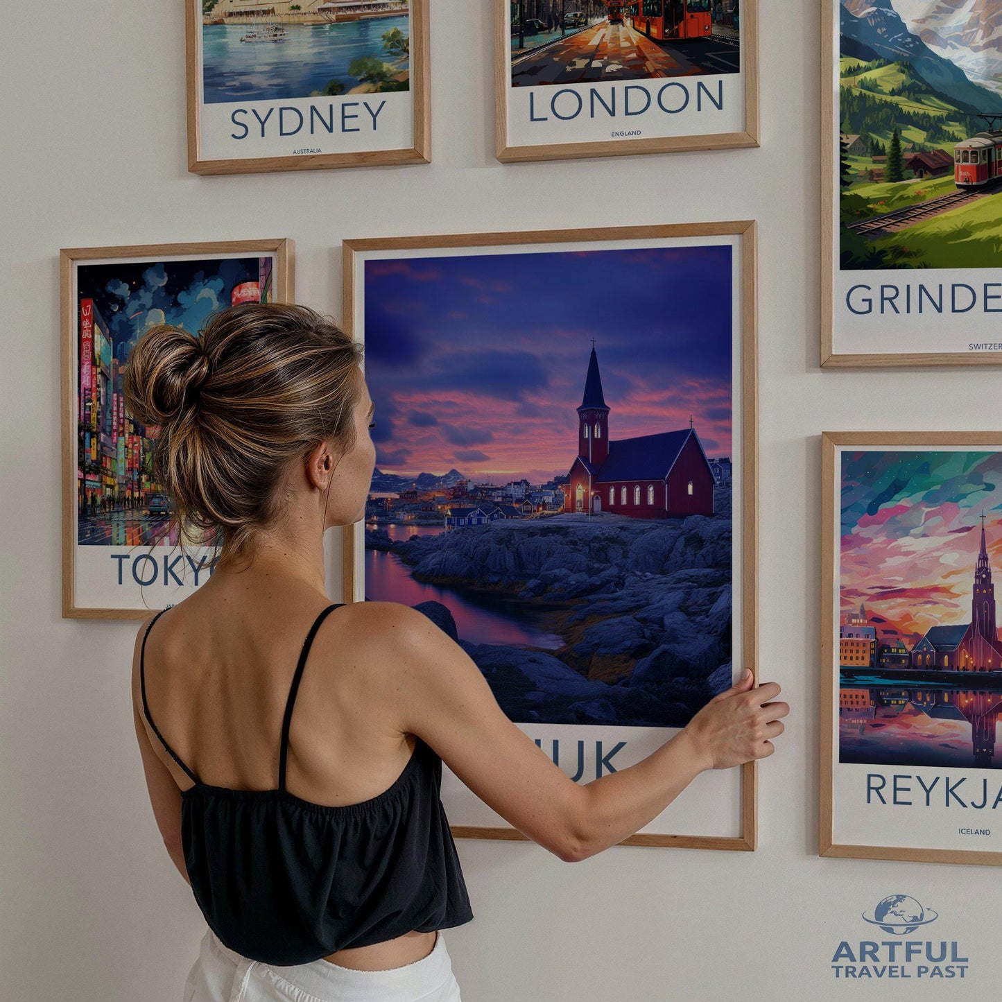 Nuuk Poster | Greenland Wall Art | Nordic Decor