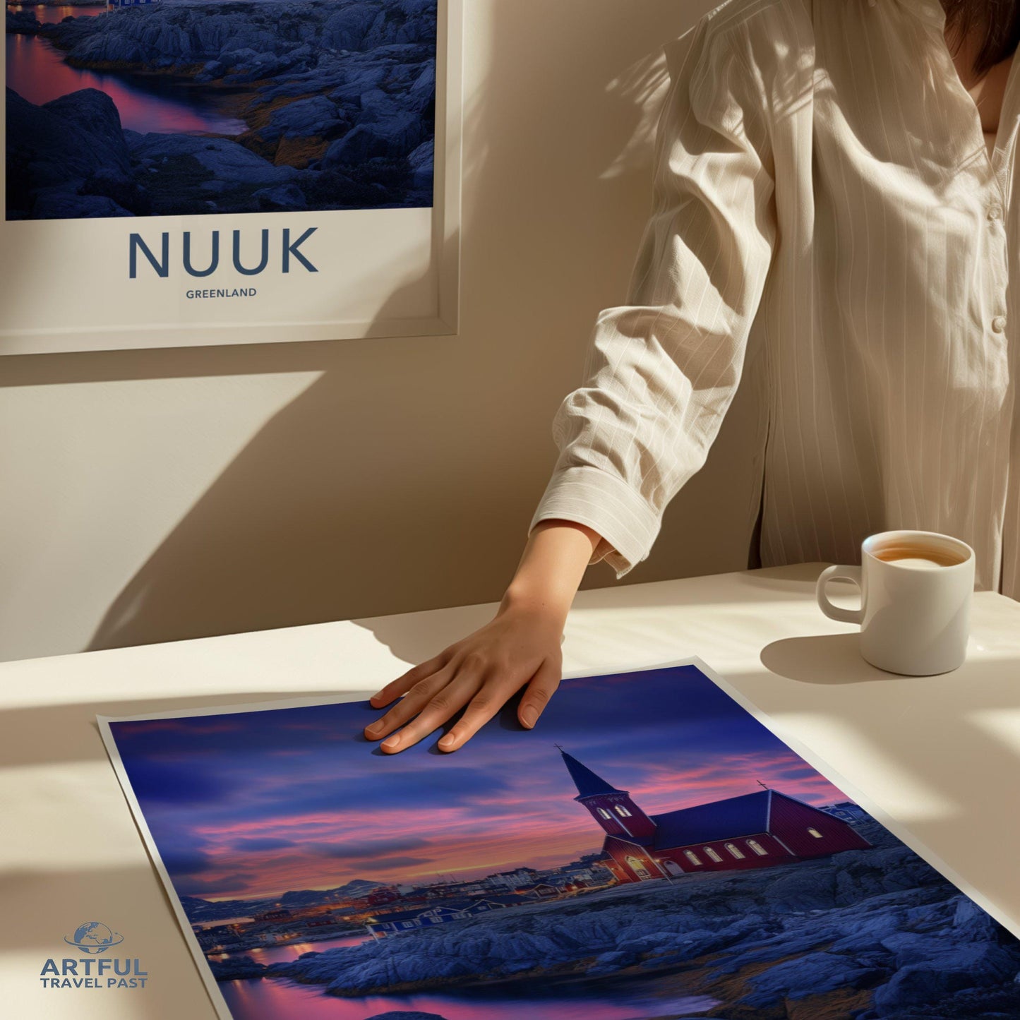 Nuuk Poster | Greenland Wall Art | Nordic Decor