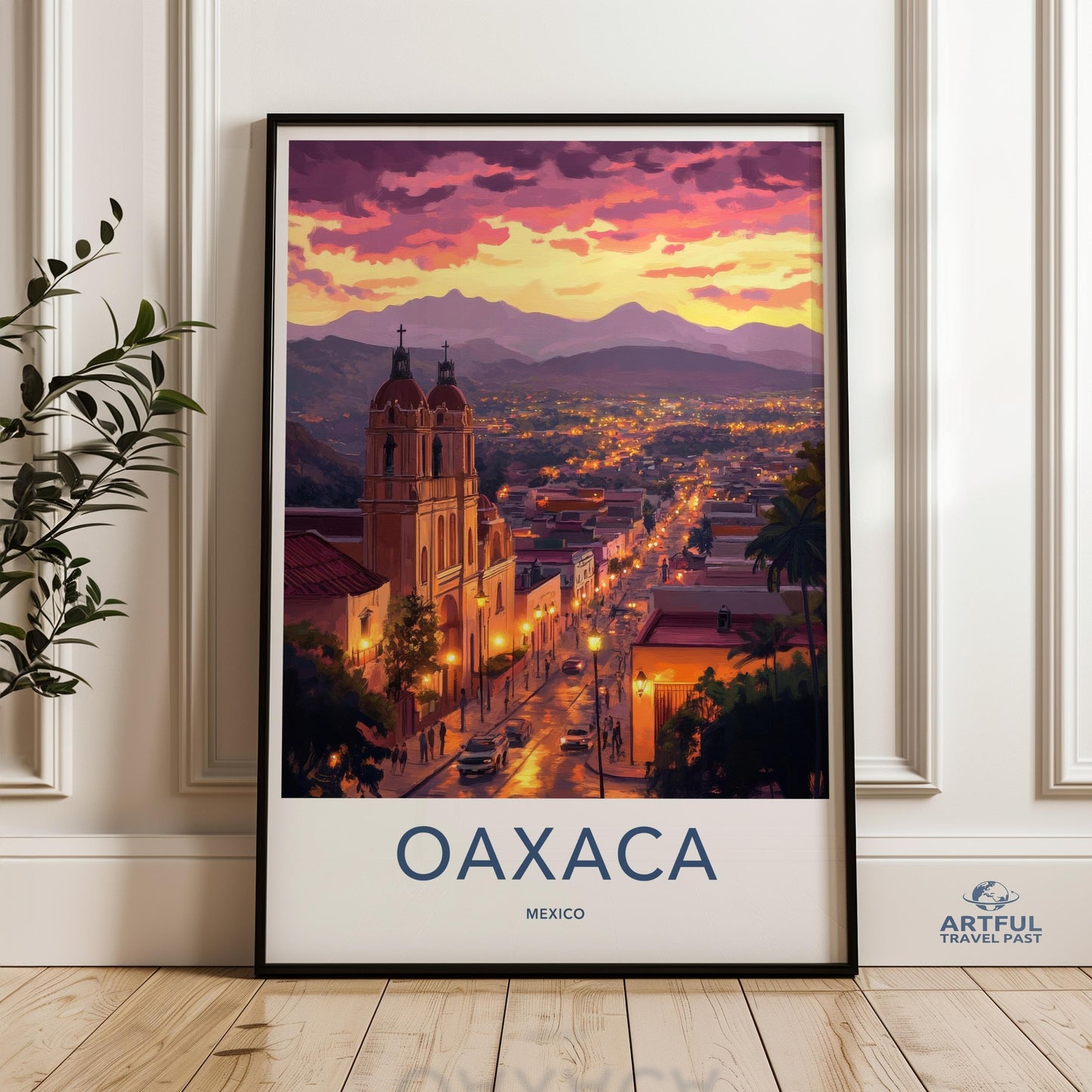 Oaxaca Poster - Mexico Wall Art
