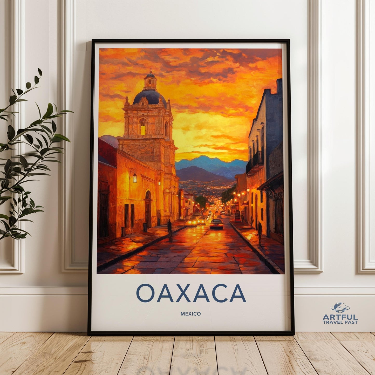 Oaxaca Poster - Mexico Wall Art