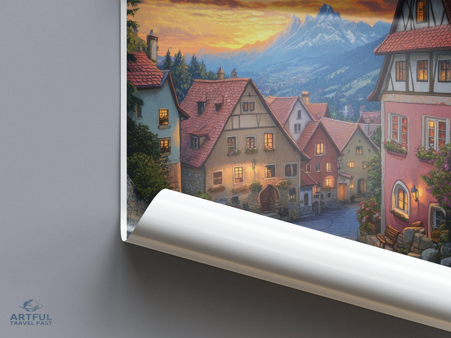 Oberstdorf Poster - Bavaria Wall Art