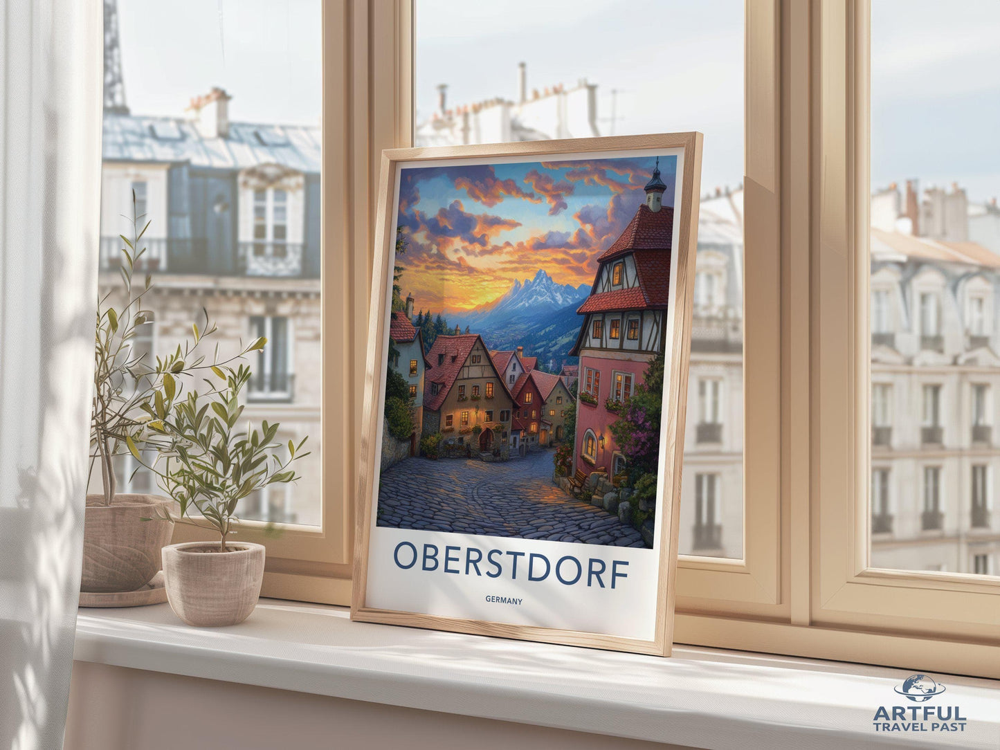 Oberstdorf Poster - Bavaria Wall Art