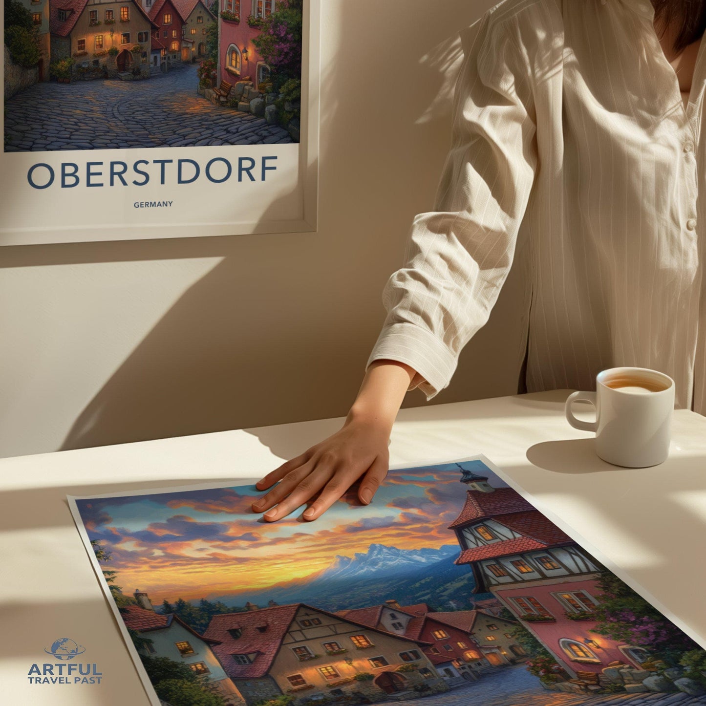 Oberstdorf Poster - Bavaria Wall Art