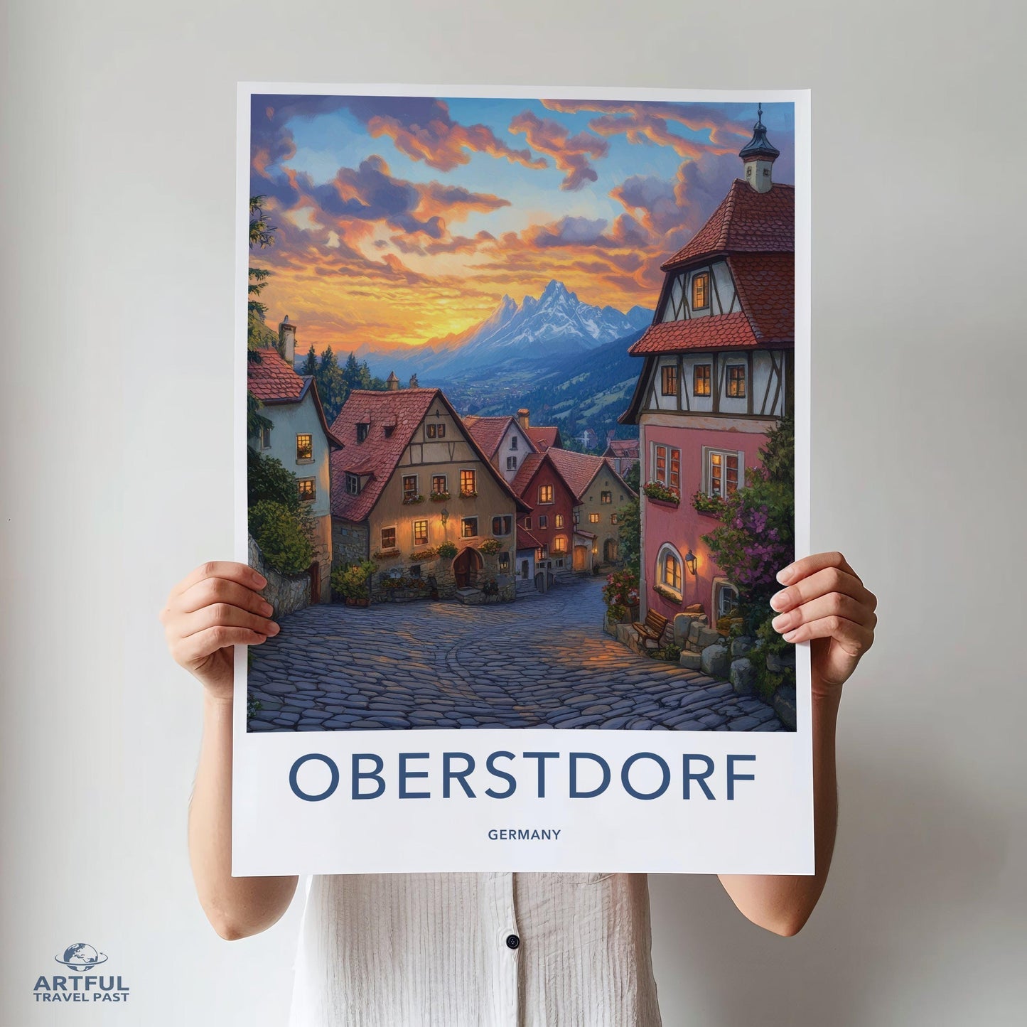 Oberstdorf Poster - Bavaria Wall Art