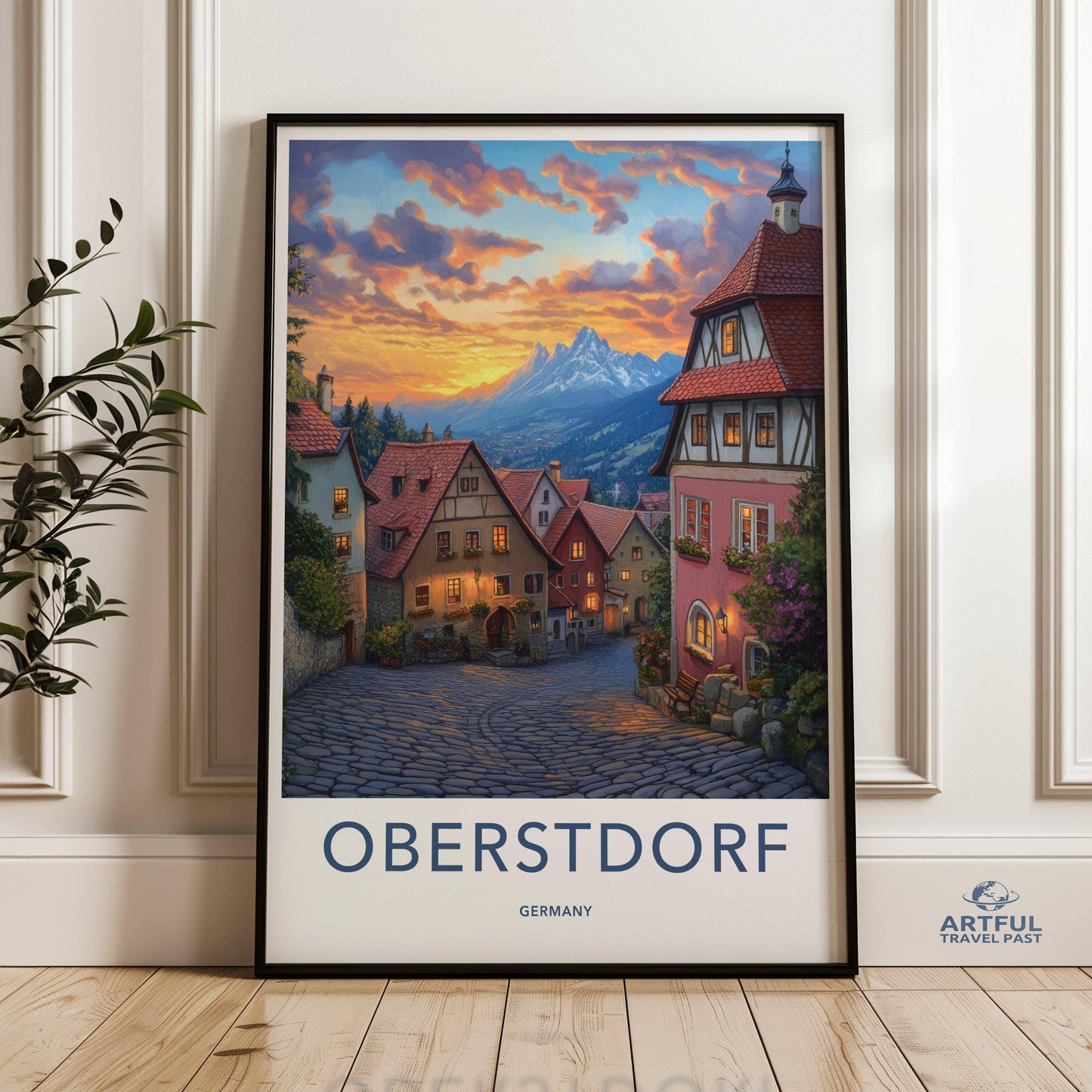 Oberstdorf Poster - Bavaria Wall Art